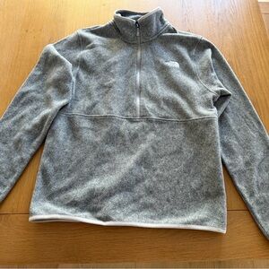 The North Face Men's Zip Up Gray Sweater
